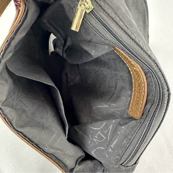 Danielle Nicole Beige Pebbled Vegan Leather Crossbody - Picture 12 of 14